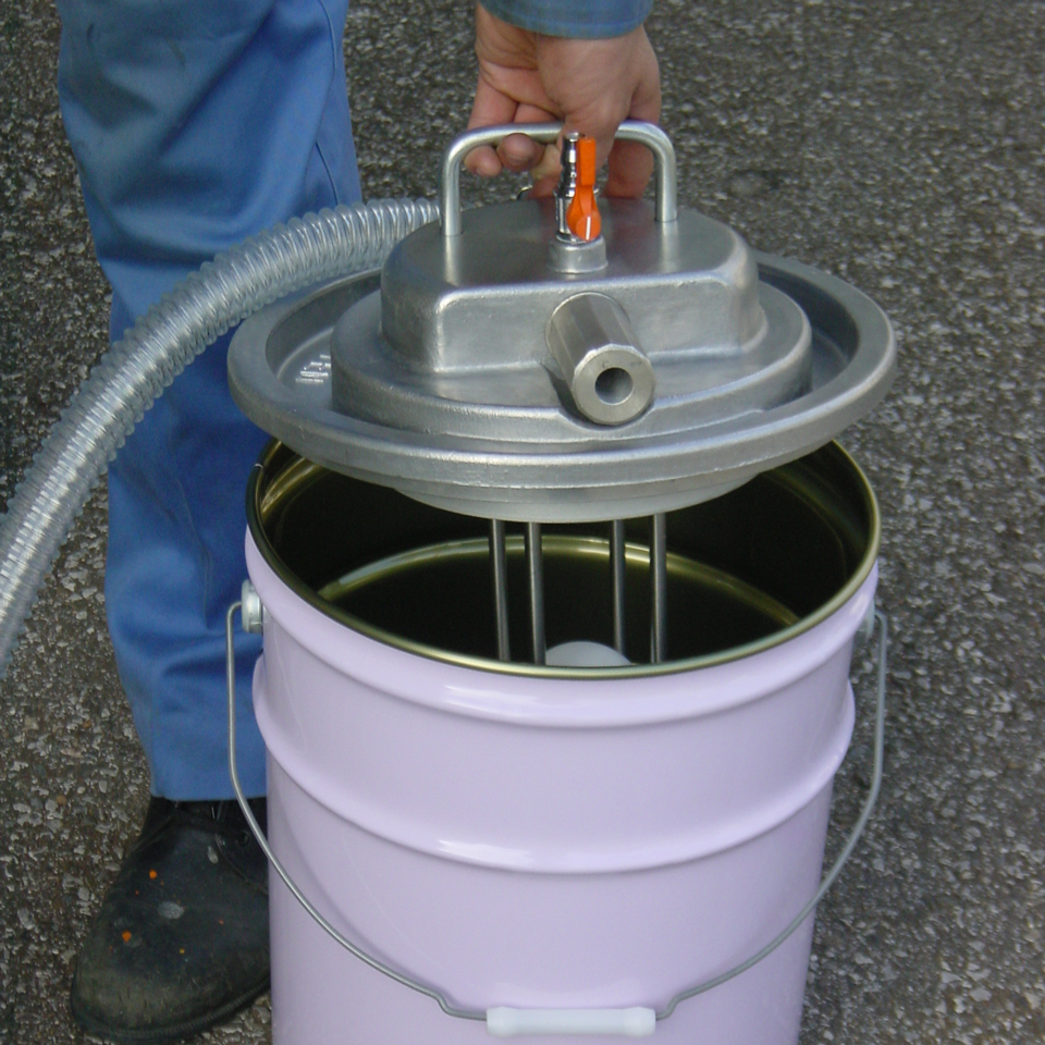 超格安価格 アクアシステム 液体専用エア式掃除機 オイル用クローズペール缶ポンプ APPQ