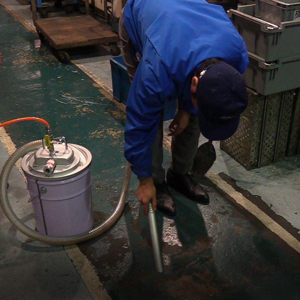 卸売 アクアシステム エア式乾湿両用ステンレス製掃除機 オープンペール缶専用 AVC-550SUS AVC550SUS 株
