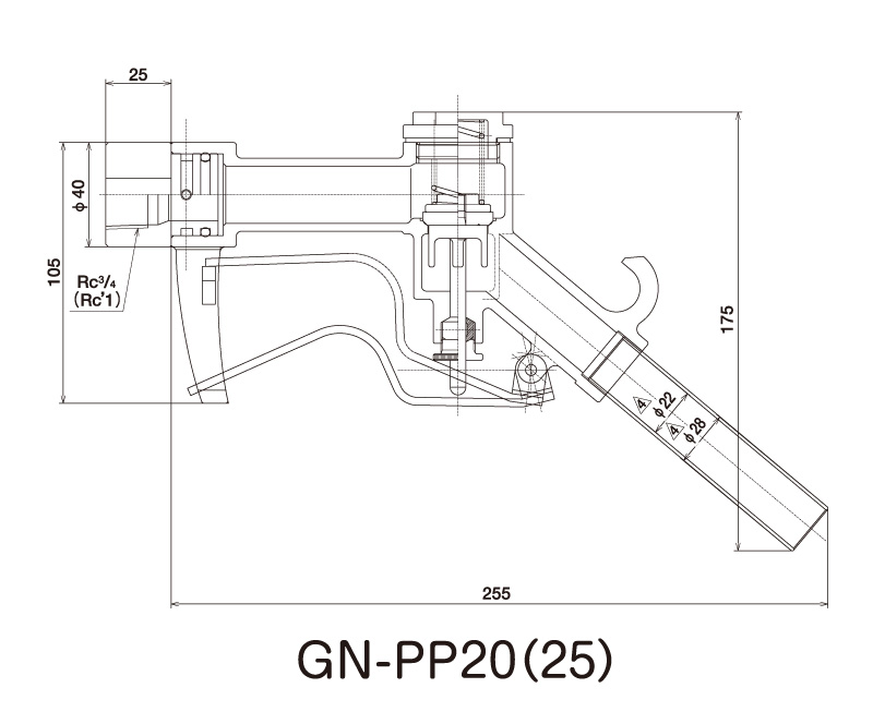 直送品】 アクアシステム オートストップガン ATNP-PP25-Ad